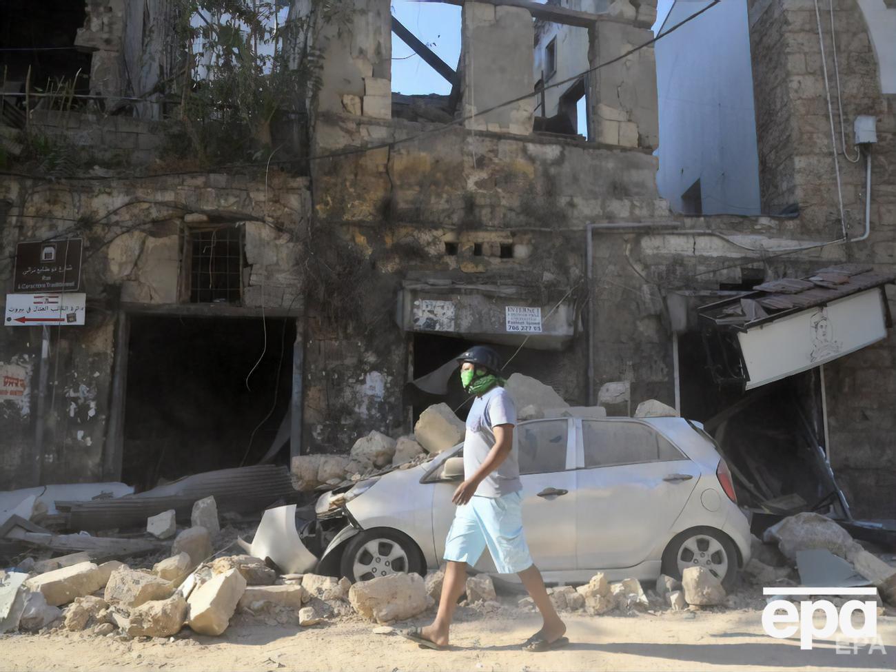 У Бейруті зруйновано багато будівель