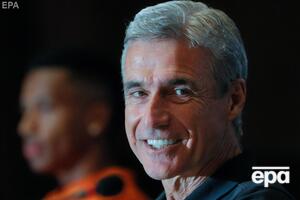 Наставник "Шахтера" Луиш Каштру был в хорошем настроении перед встречей с "Вольфсбургом"