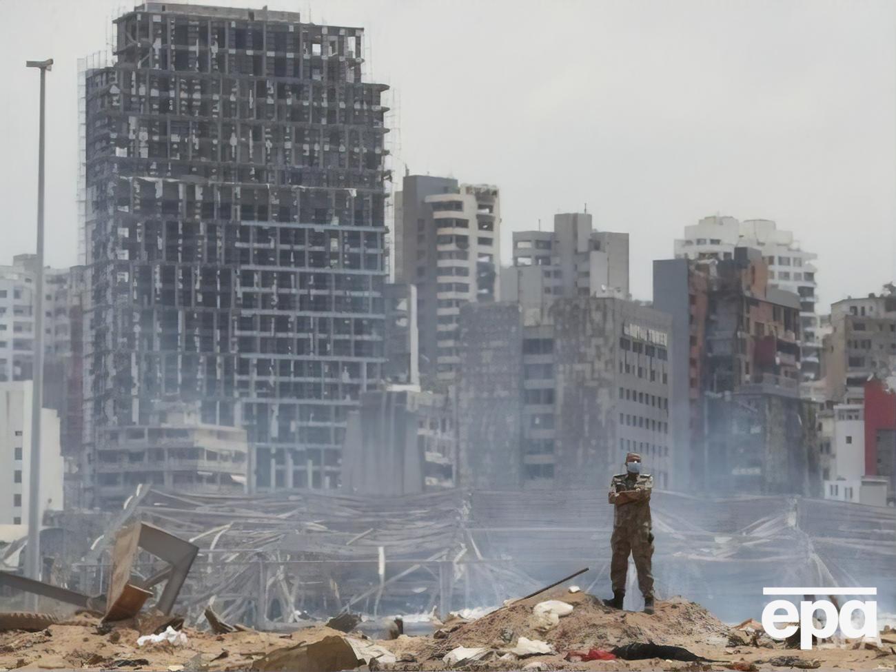 В Бейруте взорвалась селитра, которую вез Rhosus