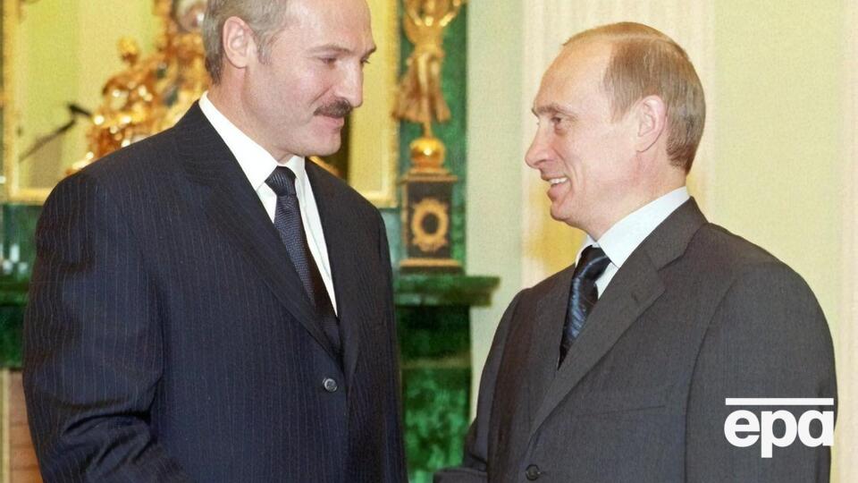 Лукашенко і Путін на перемовинах у Кремлі 20 червня 2001 року