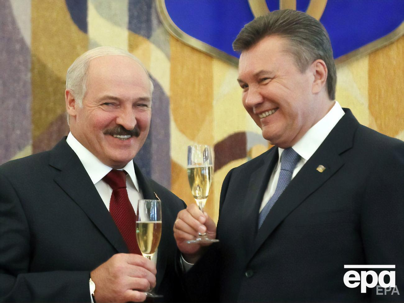 Лукашенко и Янукович на переговорах в Киеве, 18 июня 2013 года