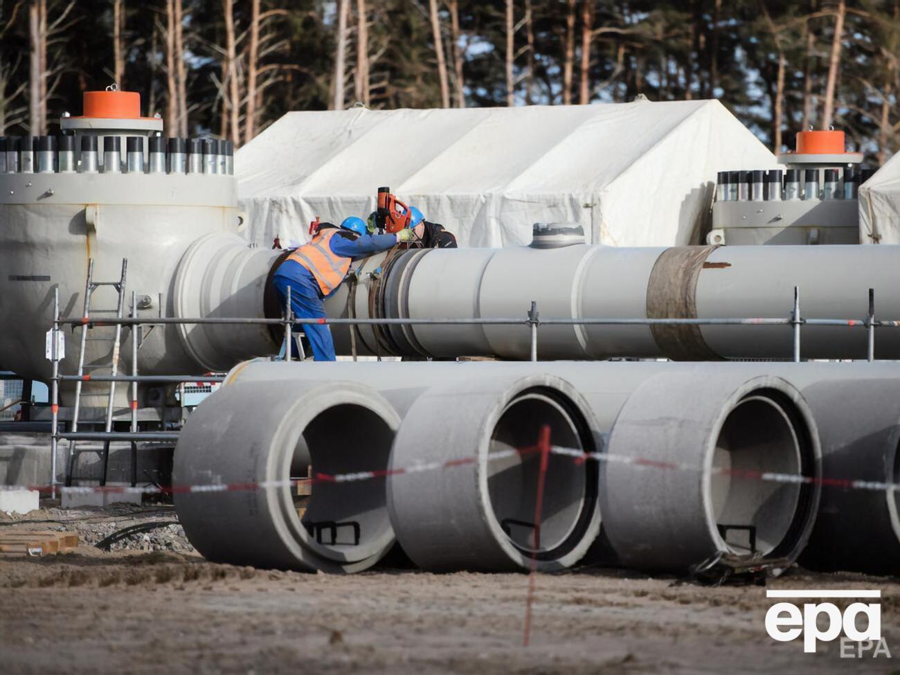 Строительство газопровода было приостановлено в конце прошлого года