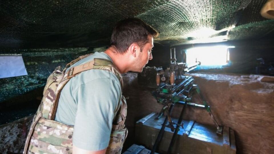 Зеленський побував на позиціях бійців