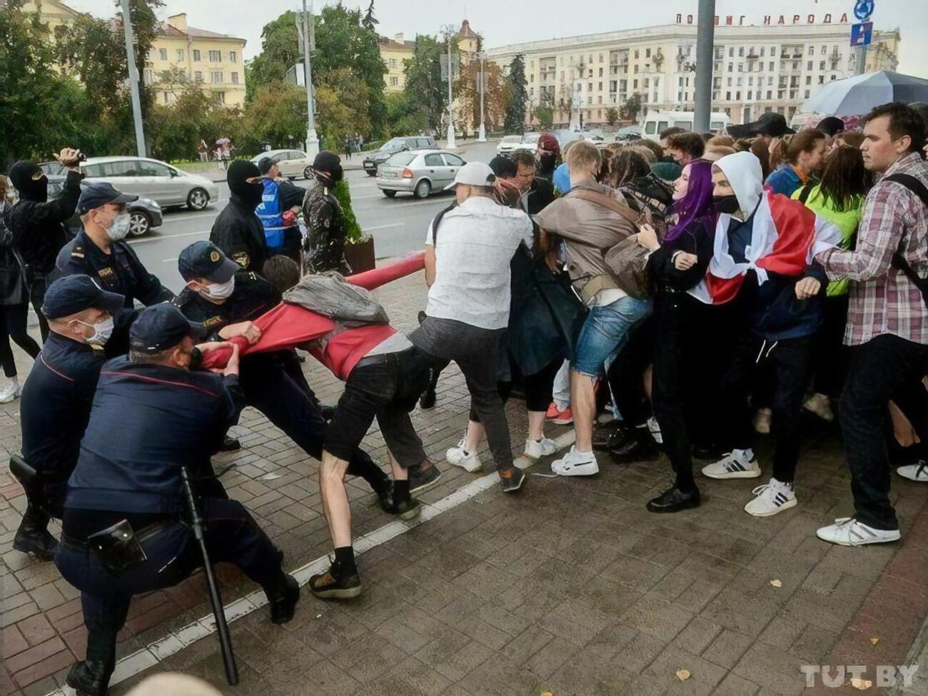 У мінській міліції підтвердили затримання "кількох студентів"