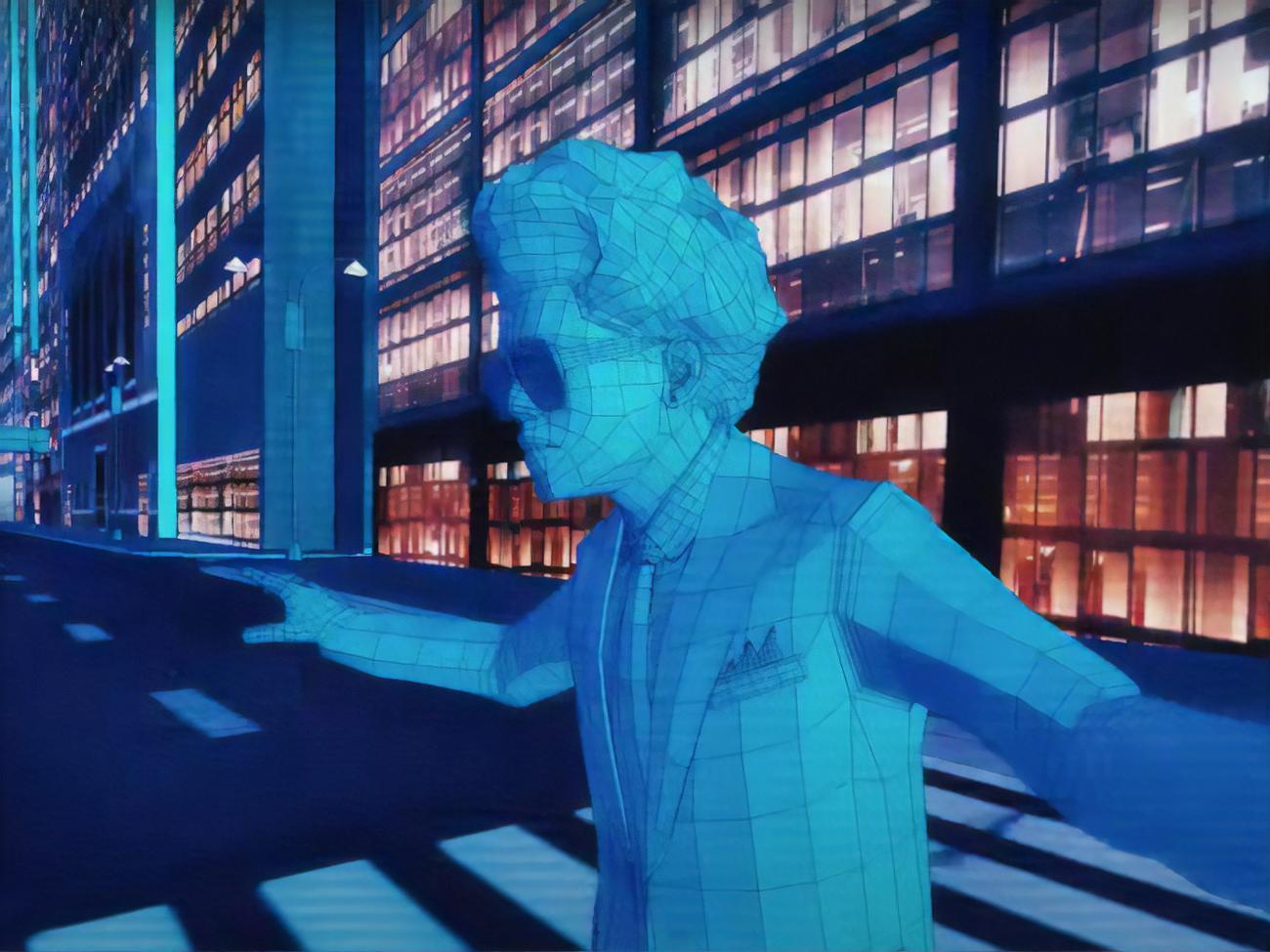 The Weeknd у кліпі постає у форматі графічного зображення