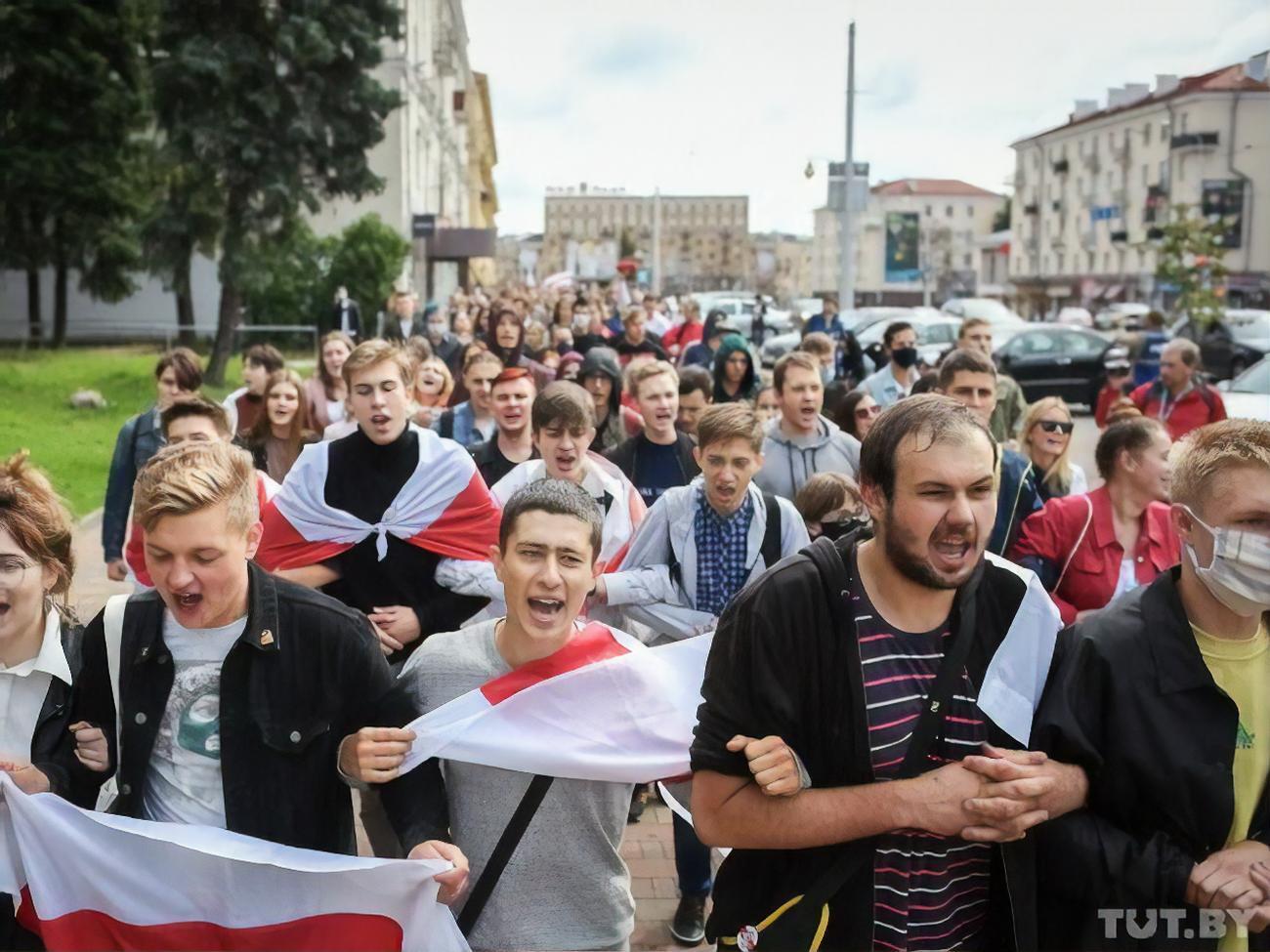 За інформацією правозахисників, у Мінську 1 вересня на протестах затримали щонайменше 53 осіб
