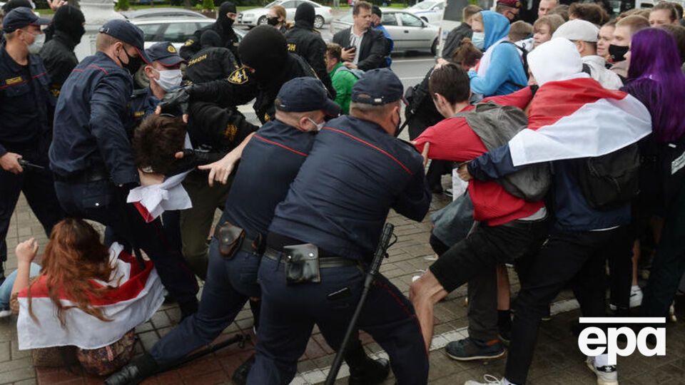 На акціях протесту в Білорусі 30 серпня затримали 173 людей