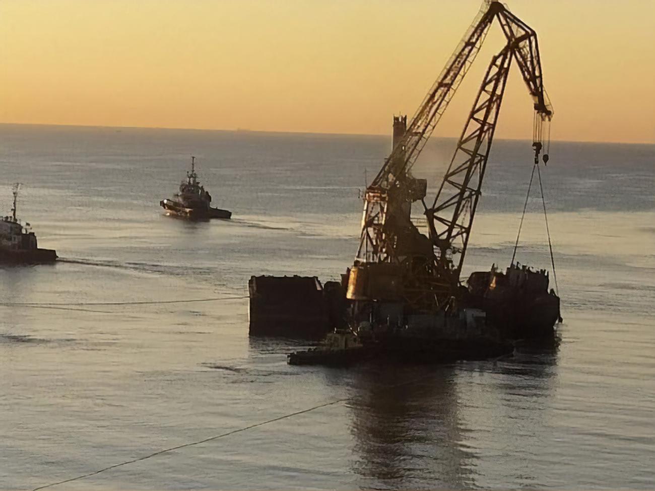 Танкер затонул на одесском побережье в ноябре 2019 года