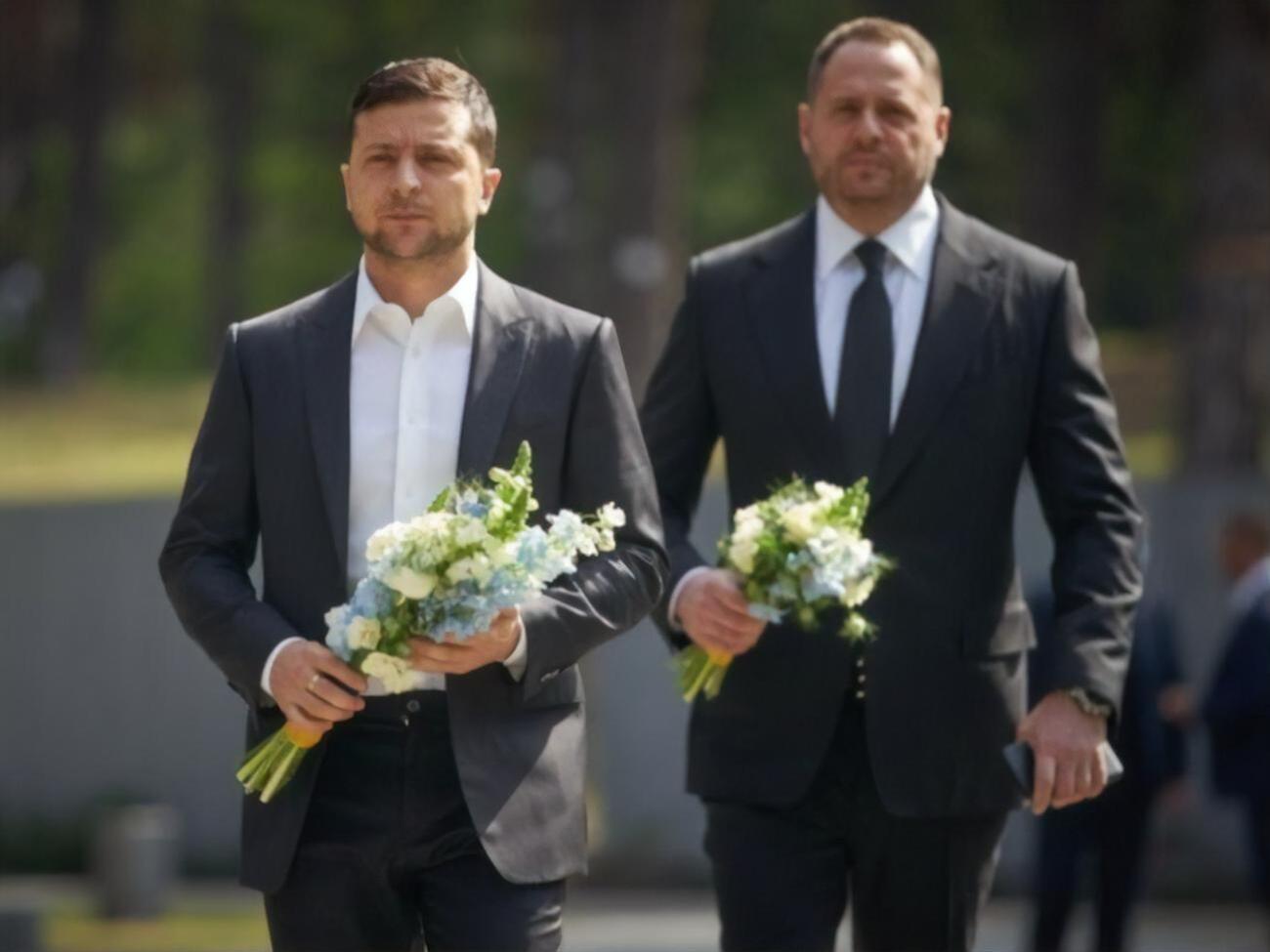 Президент Украины Владимир Зеленский и глава его офиса Андрей Ермак