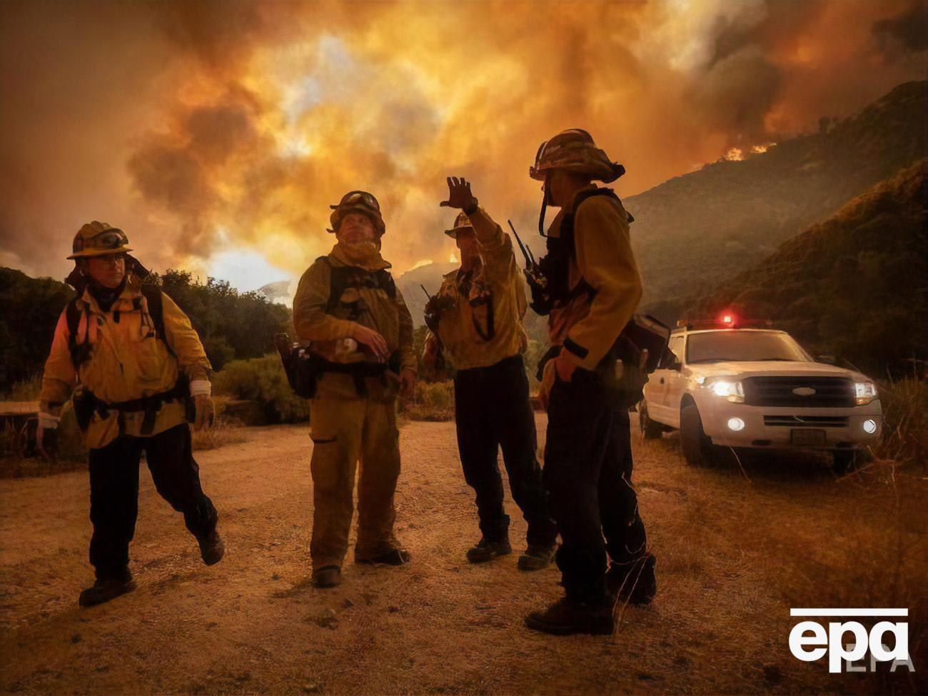 Лесные пожары в Калифорнии начались в середине августа