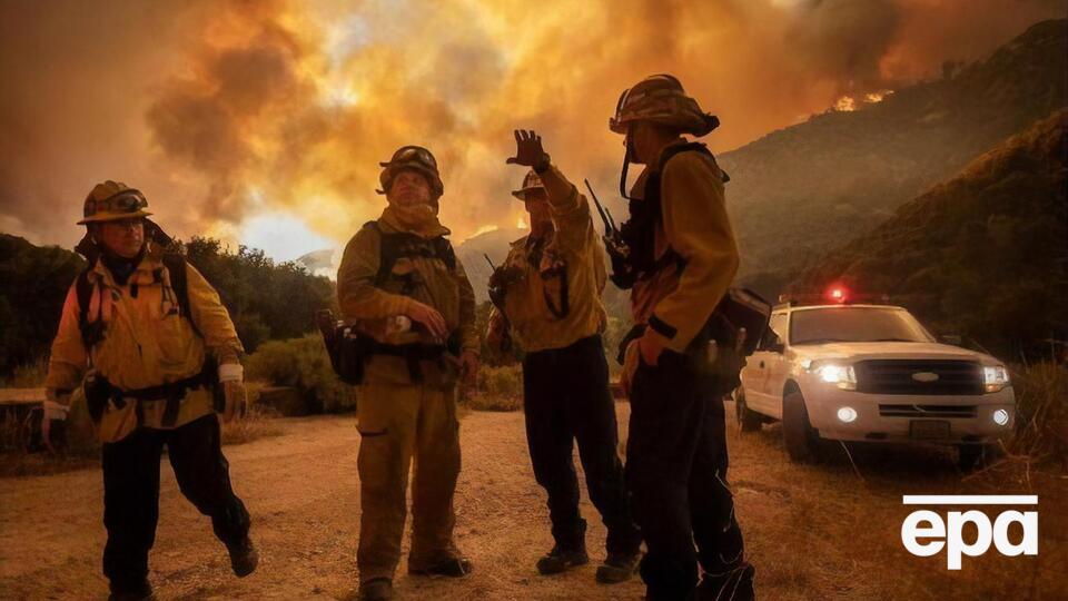 Лесные пожары в Калифорнии начались в середине августа