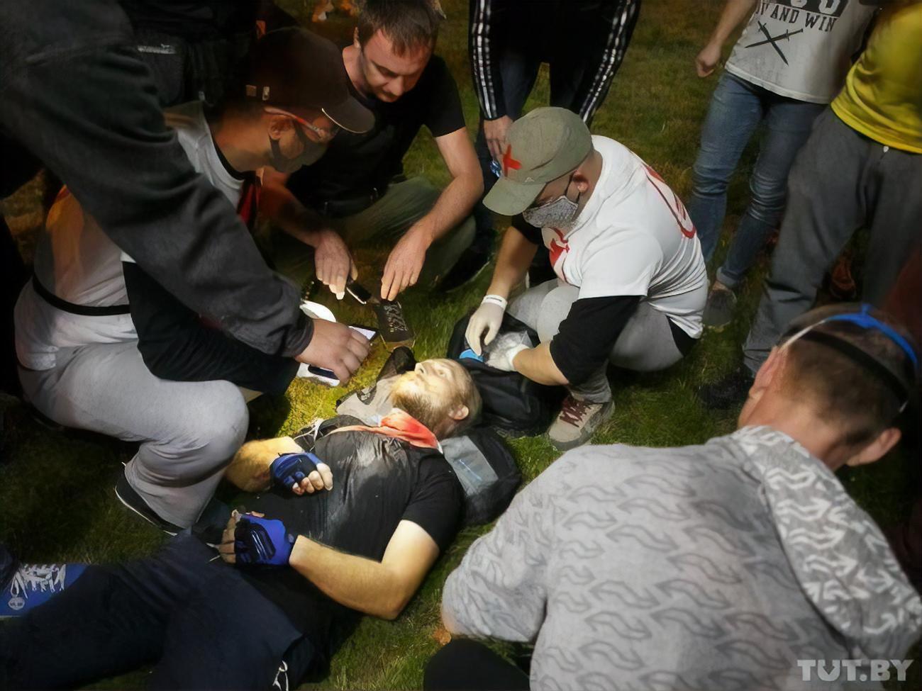 Білоруські силовики жорстко розганяли мітинги, використовуючи світлошумові&nbsp;гранати, гумові кулі і водомети