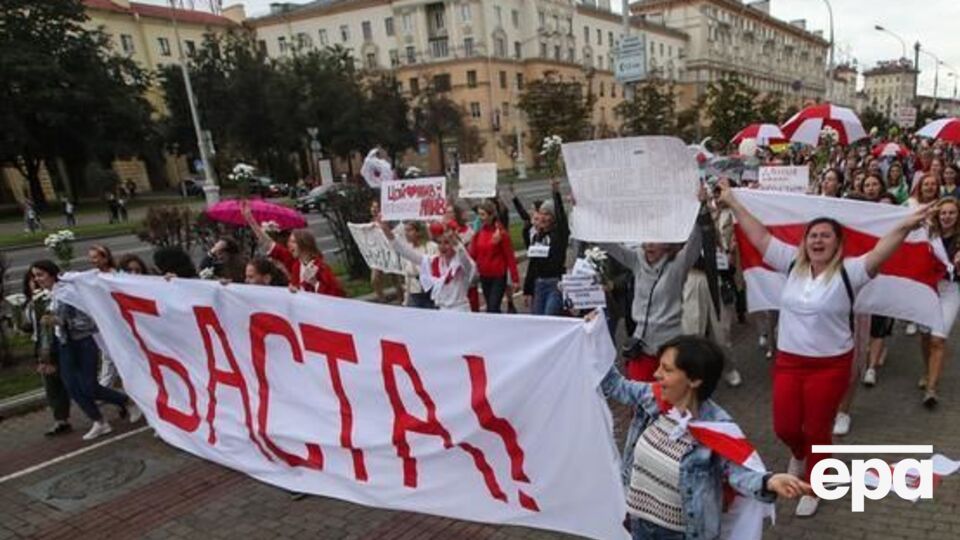 У Білорусі понад місяць тривають протести