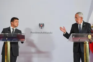 Зеленський і Ван дер Беллен дали спільну пресконференцію