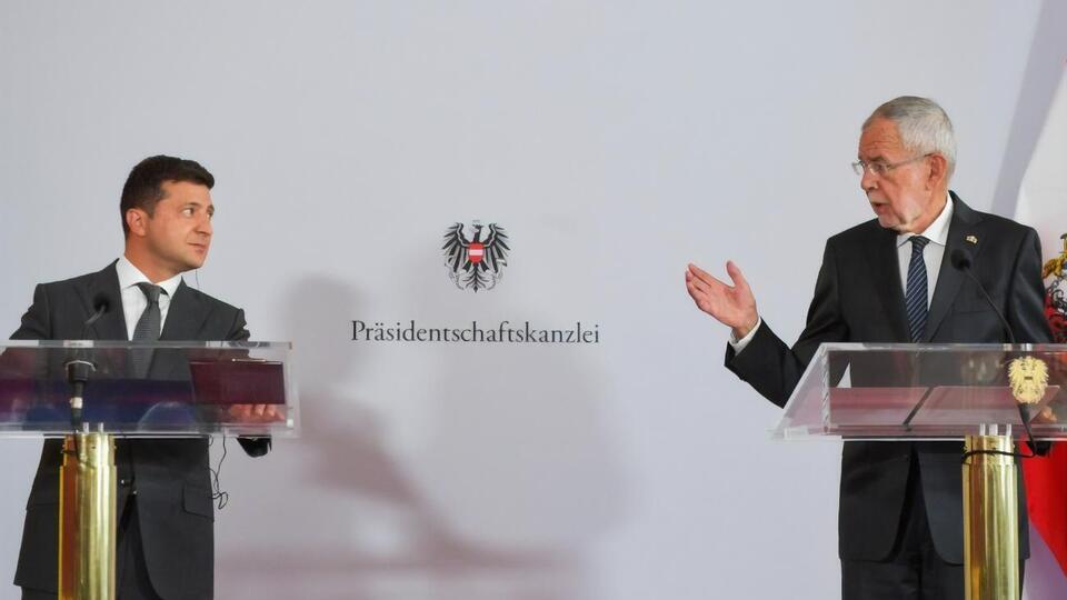 Зеленский и Ван дер Беллен дали совместную пресс-конференцию