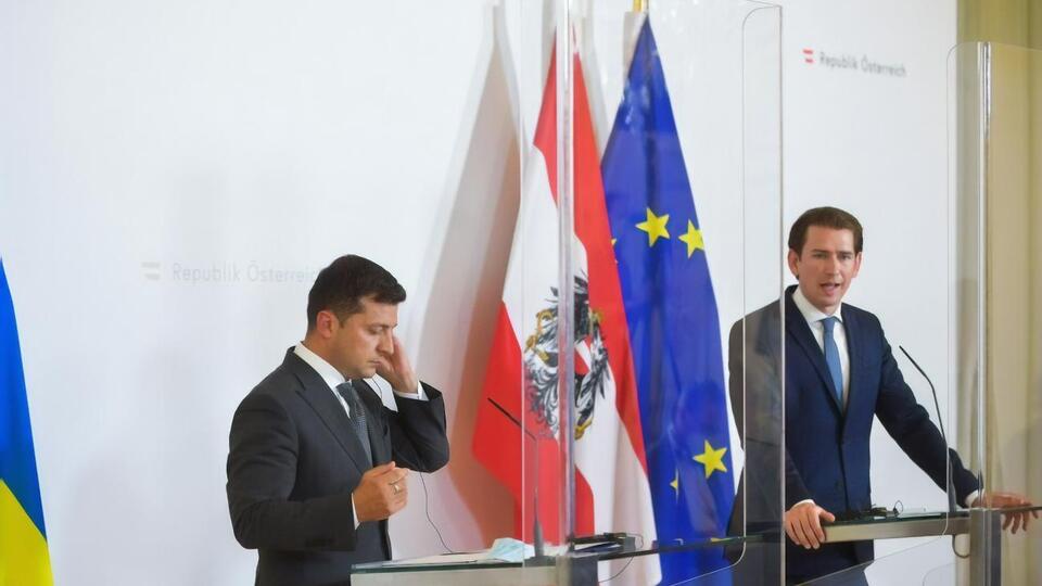 Зеленський провів переговори з федеральним канцлером Австрії Себастьяном Курцом