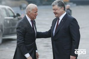 Деркач оприлюднив уже четверту партію записів розмови нібито Порошенка (справа) і Байдена (зліва)