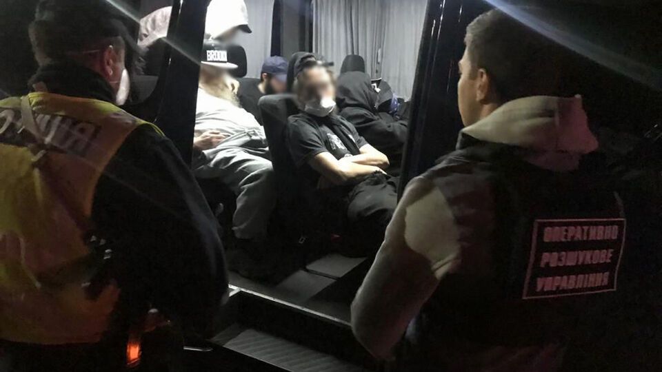 Задержанные находятся в подразделении полиции