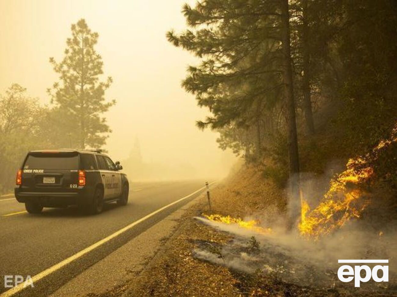 С пожарами помогает справиться похолодание