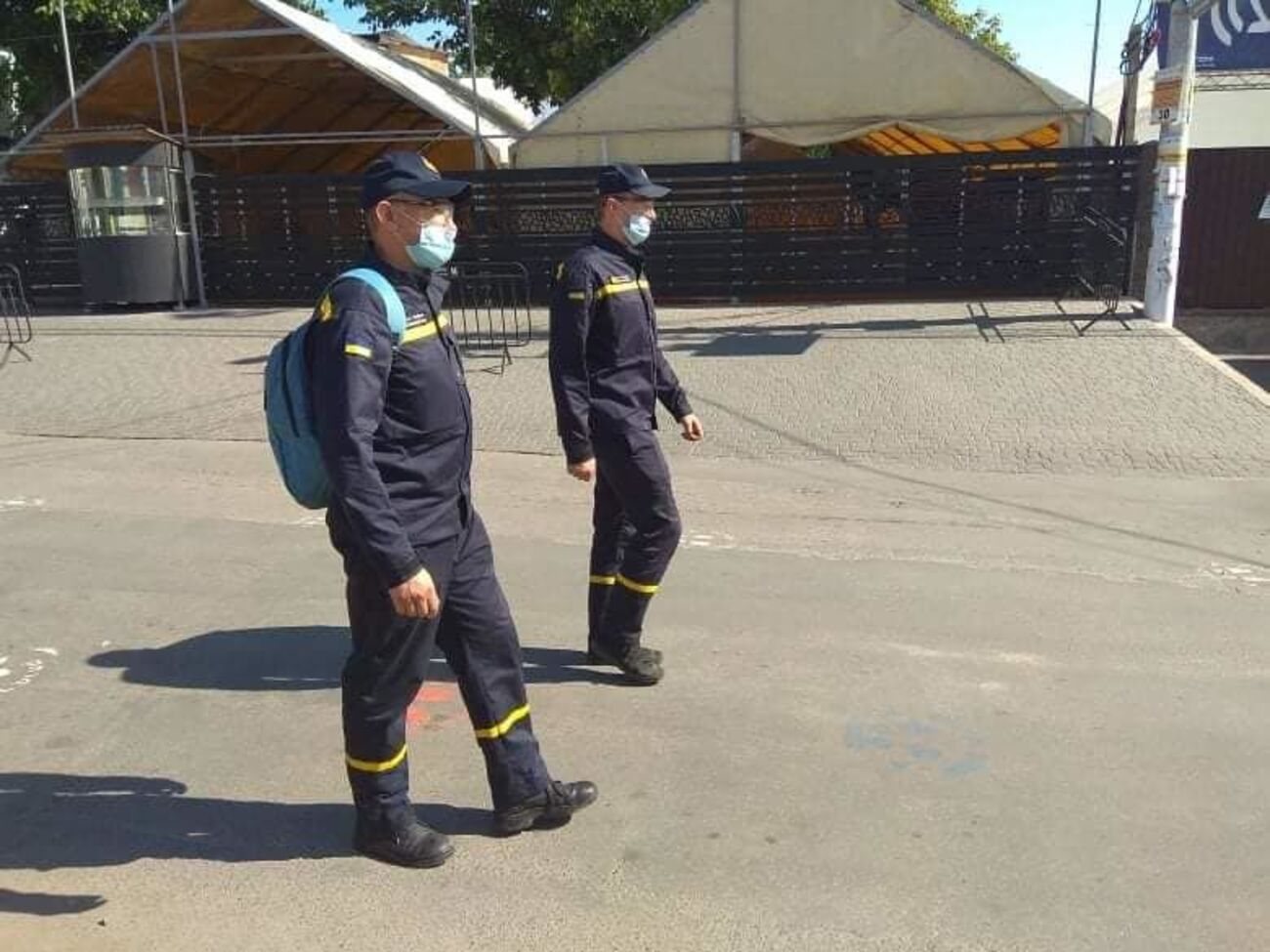 Патрулі ДСНС цілодобово контролюють меморіальний комплекс цадика Нахмана в Умані