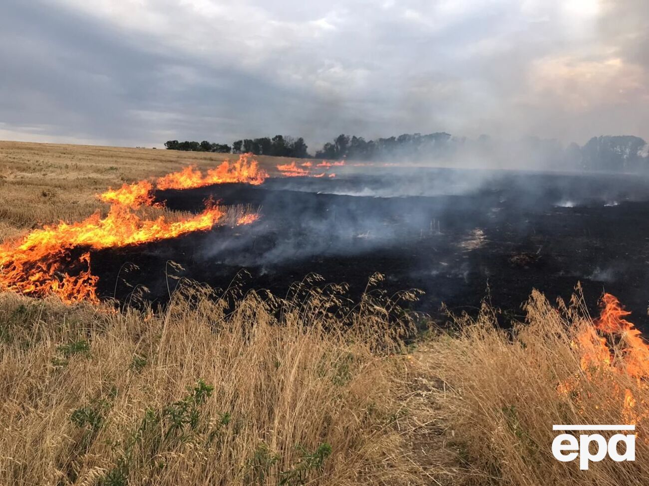 Ще дві пожежі в Луганській області і далі гасять