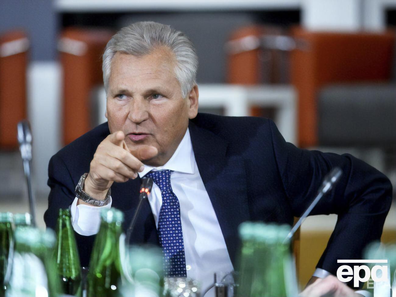 Квасневський (на фото): Лукашенко не такий сильний, як ми вважали