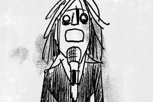 У ролику Осборн виконує пісню