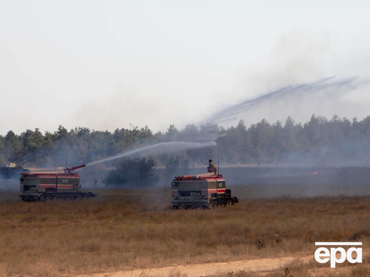 Особовий склад і техніка під час гасіння загоряння не постраждали