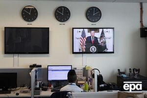 Виступ Трампа транслювали у відеозаписі