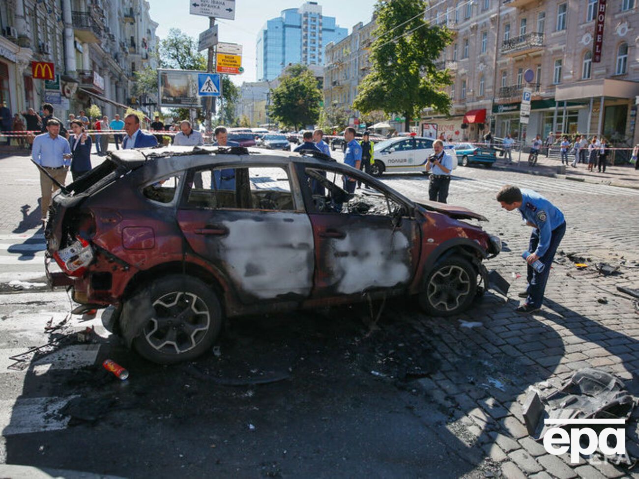 Машину Шеремета взорвали в Киеве