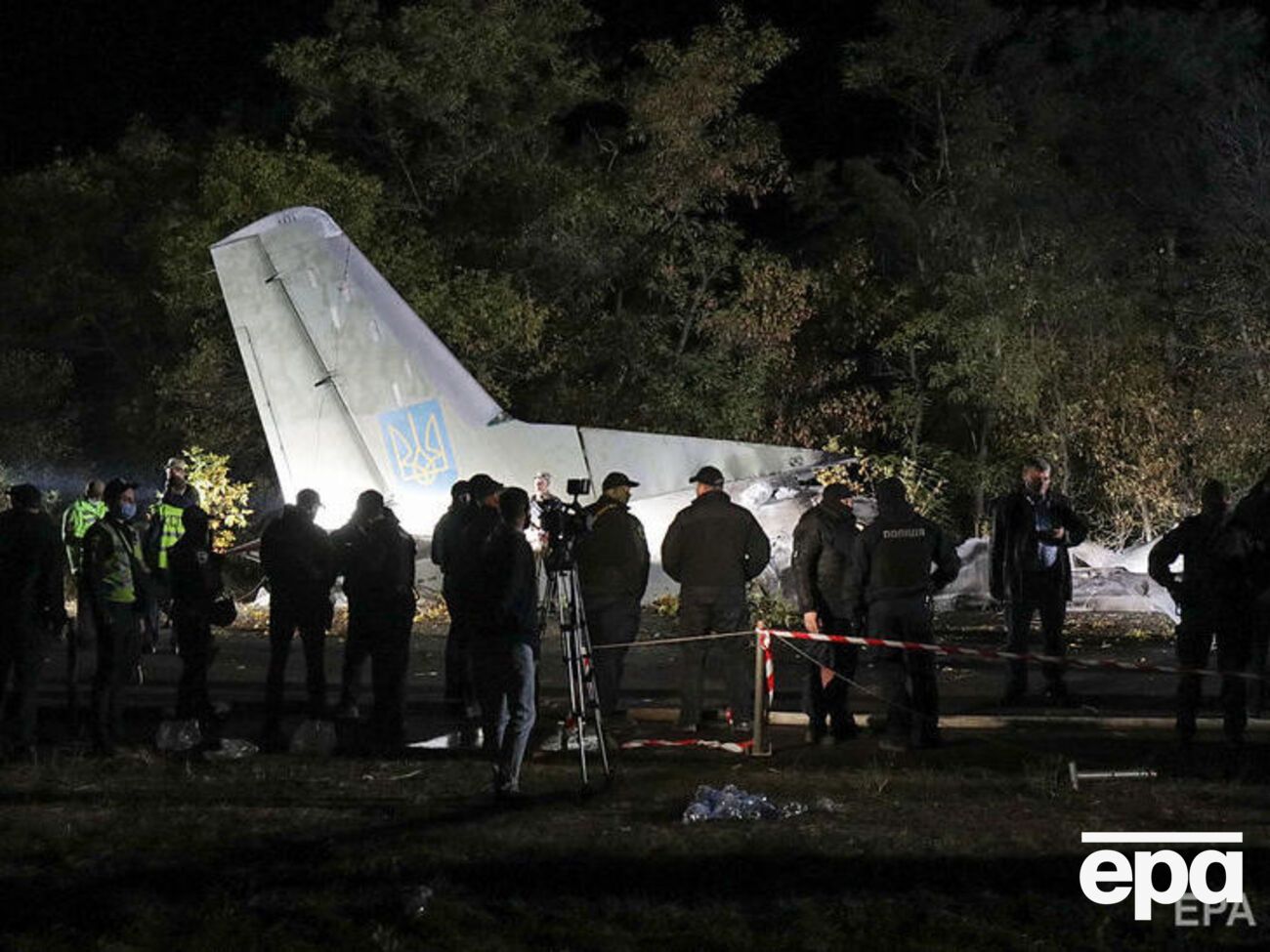 У Харківській області під час приземлення&nbsp;впав і загорівся літак Ан-26