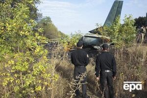 Учебный самолет Ан-26Ш упал и загорелся в 2 км от военного аэродрома Чугуева 25 сентября
