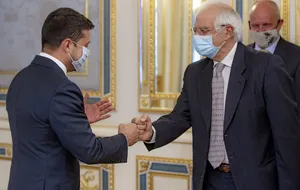 Із Боррелем (на фото праворуч) Зеленський зустрічався 22 вересня