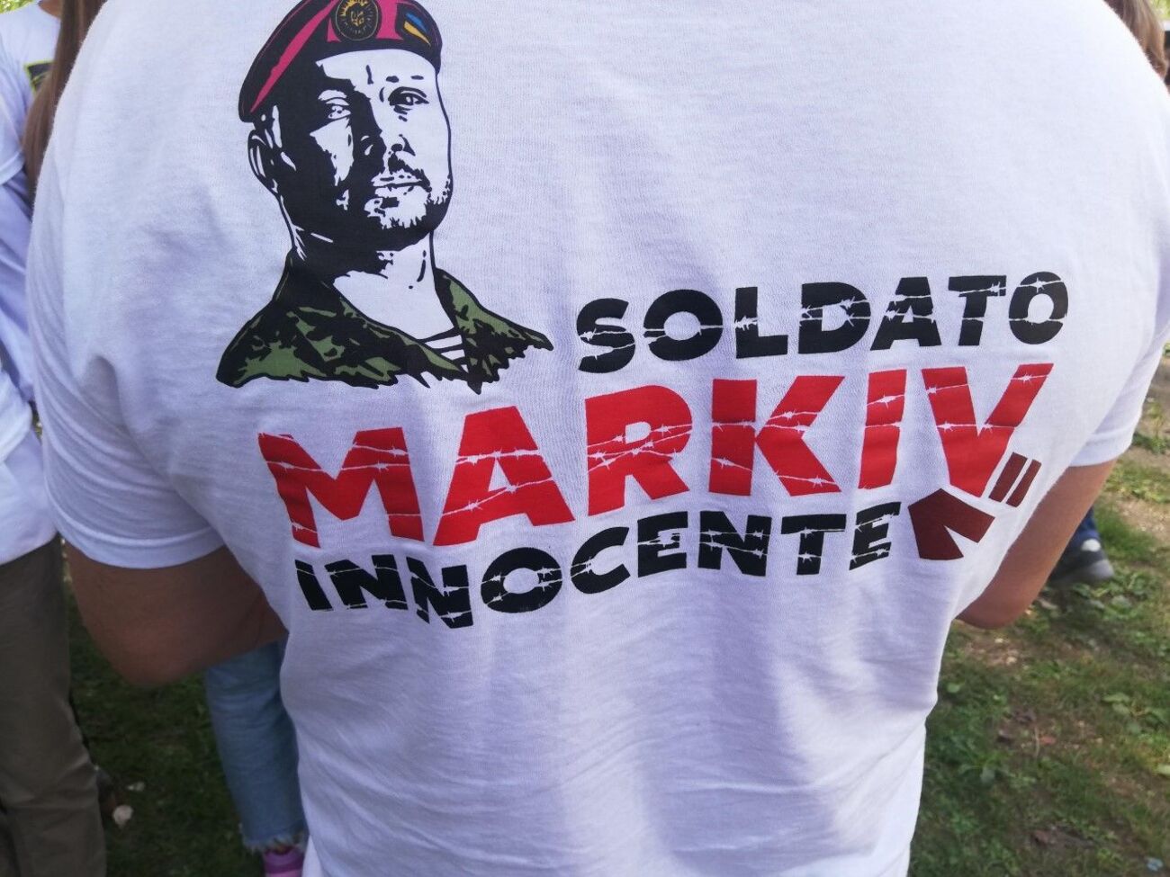 Украинская диаспора провела акцию в поддержку Маркива