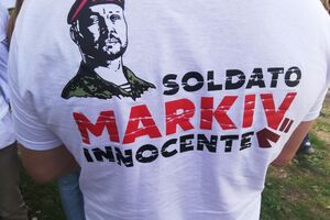 Украинская диаспора провела акцию в поддержку Маркива