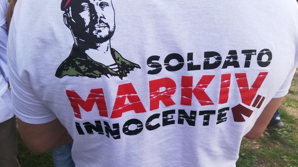 Украинская диаспора провела акцию в поддержку Маркива