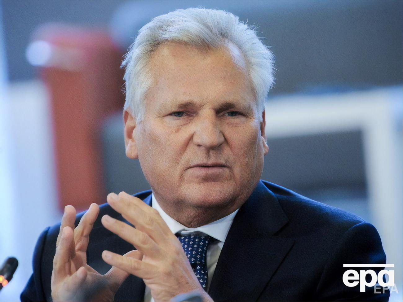 Квасневський (на фото) назвав Лукашенка "хитрою людиною"