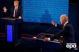 Байден (справа) просил Трампа (слева) помолчать на дебатах