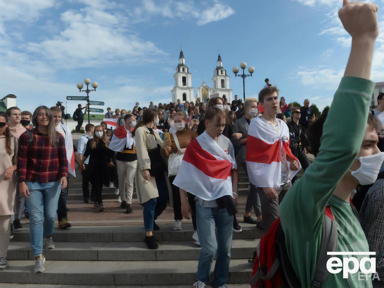 С 9 августа в Беларуси продолжаются массовые акции протеста