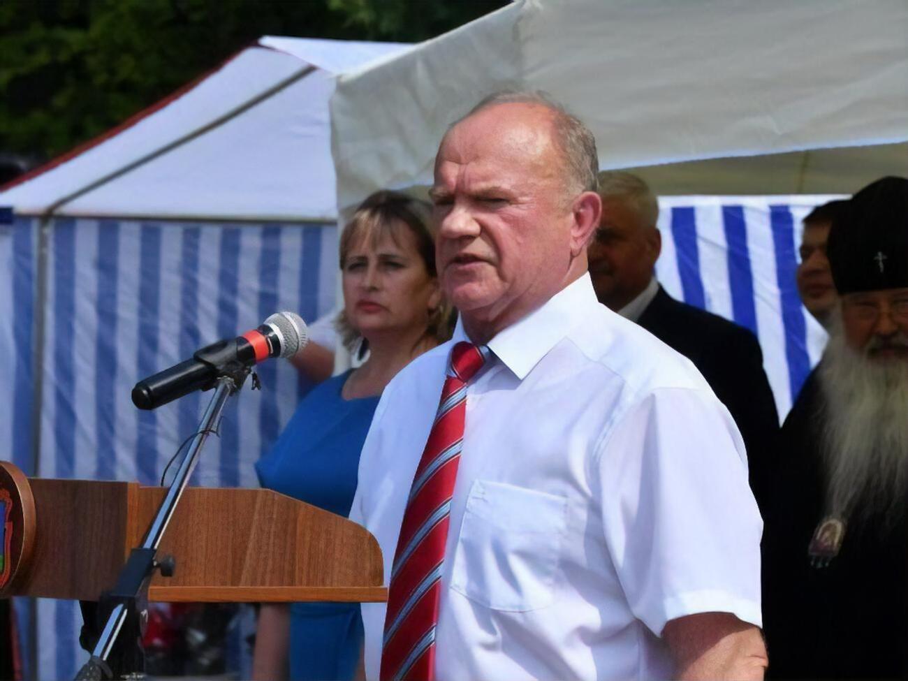 Из речи Зюганова пресс-службе КПРФ пришлось вырезать фразу о концлагерях