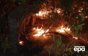 Военные из состава ООС тушат пожары на Донбассе