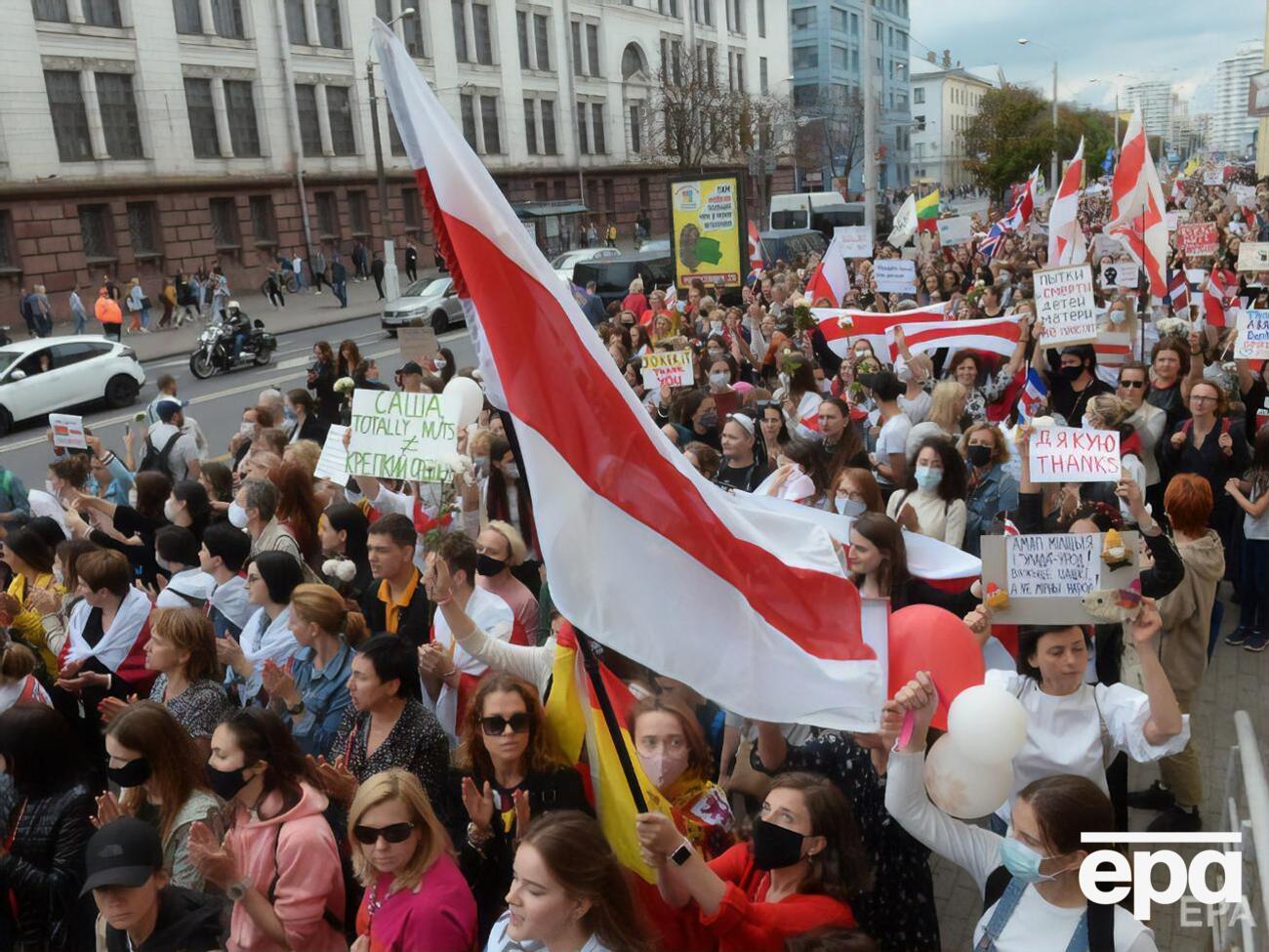 Митинги в Беларуси продолжаются с 9 августа