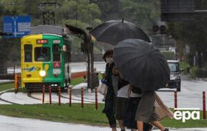 К юго-западу Японии приближается тайфун