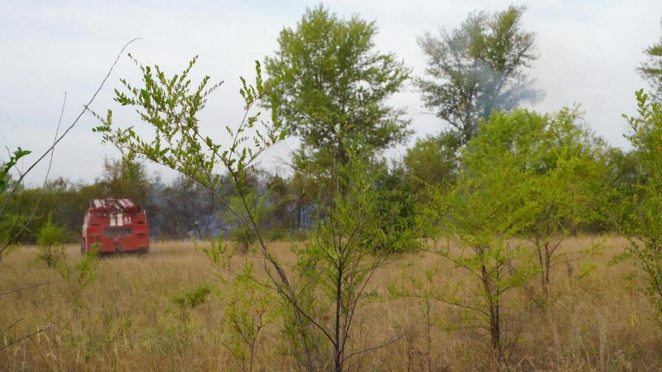 У гасінні пожежі на Донбасі брали участь військові ООС