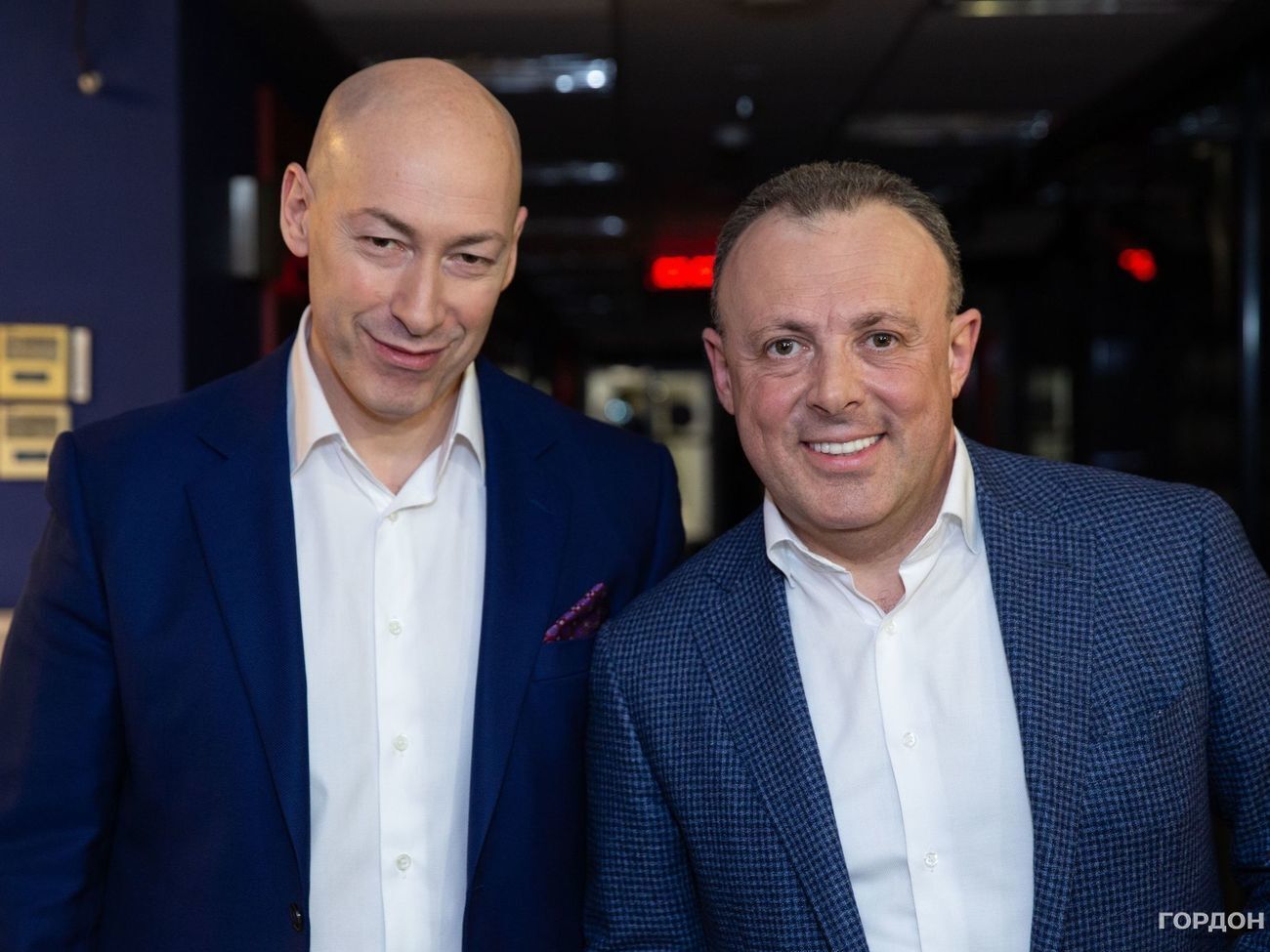 Співак (праворуч) записав інтерв'ю з Гордоном минулого тижня