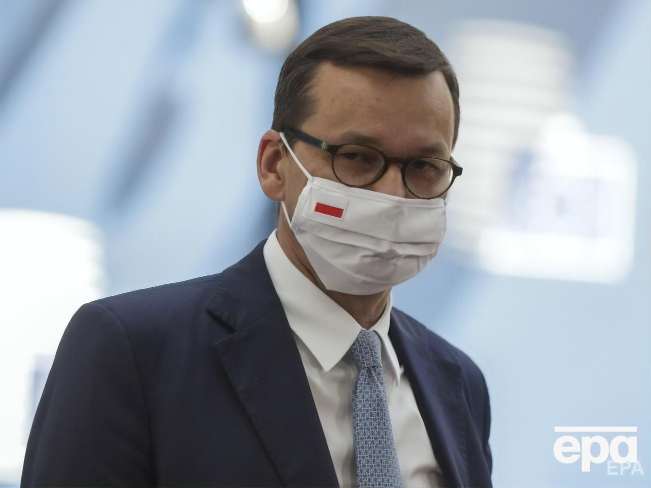 Дії Росії необхідно засудити, "услід за цим мають бути дуже жорсткі санкції та інтервенції", сказав Моравецький