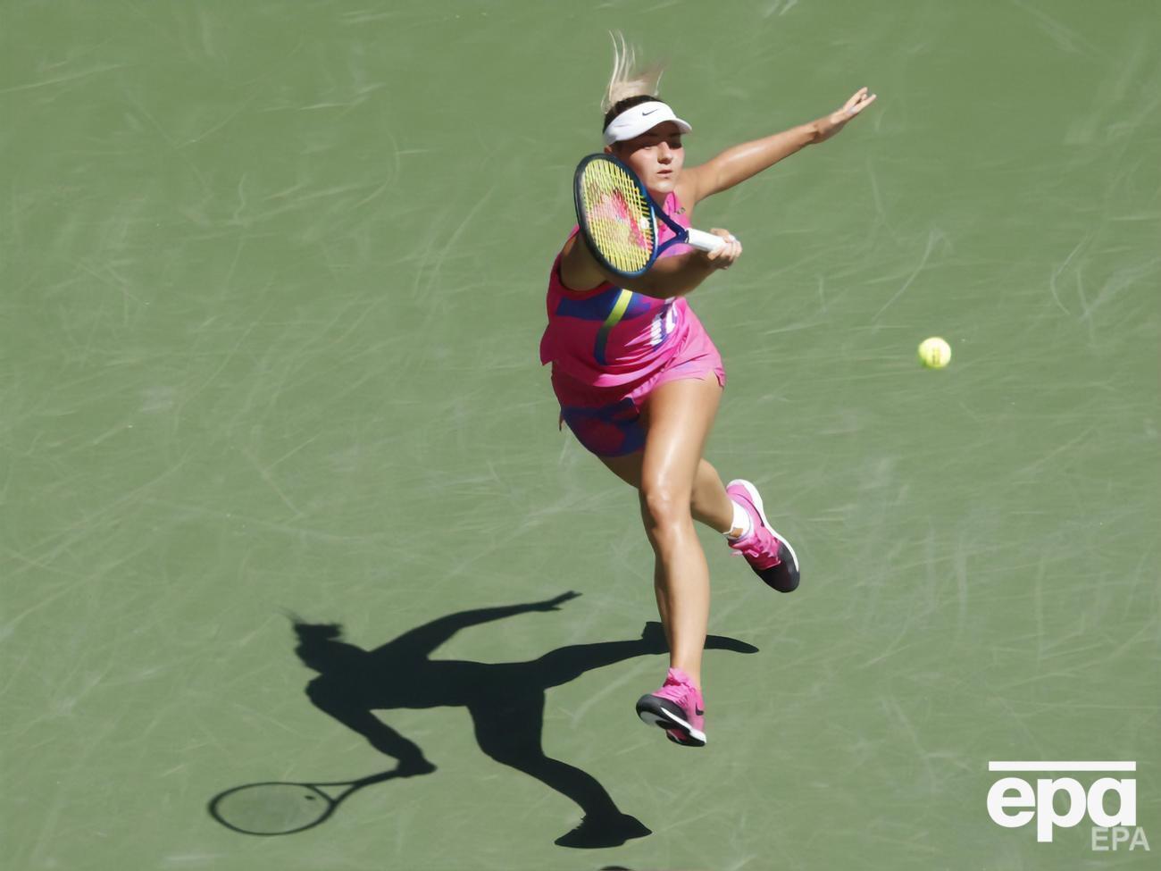 Матч Костюк (на фото) і Зіданшек тривав 53 хвилини