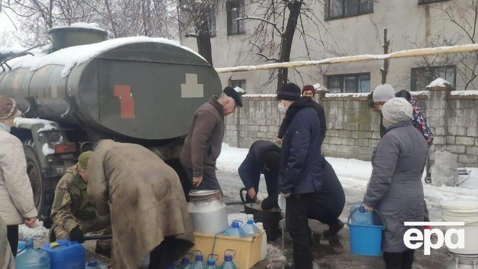 6 января около 38 тыс. жителей Донецкой области оставались без водоснабжения