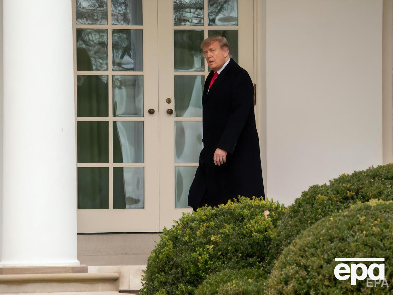 Полномочия Трампа на посту президента истекают 20 января