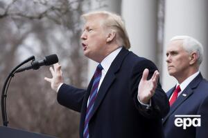 На вибори 2020 року Пенс (праворуч) ішов разом із Трампом (зліва) як кандидат на посаду віцепрезидента